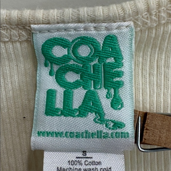 🌵 Vintage 2009 Coachella Ribbed Tank Top – Size S – Y2K Indie Sleaze Festival✨ - Picture 9 of 15
